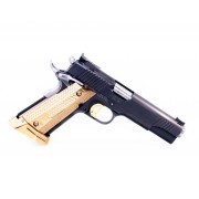 Platnice M-Arms Monarch 2, kratke, univerzalne za 1911 government z lijakom, 24 kt. pozlačen aluminij