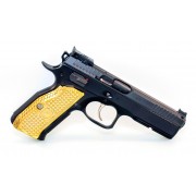 Platnice M-Arms Monarch 1, dolge / tanke za CZ, 24 kt. pozlačen aluminij